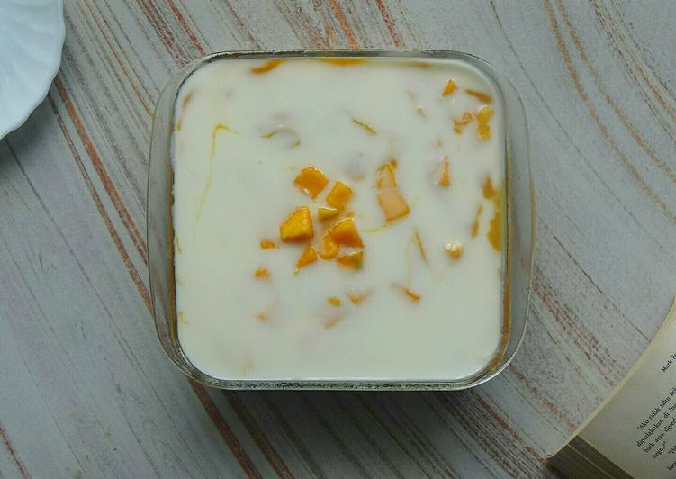 {Resep Dessert Mango Creamy Anti Ribet