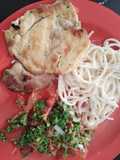 Muslo con ensalada🥗