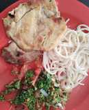 Muslo con ensalada🥗