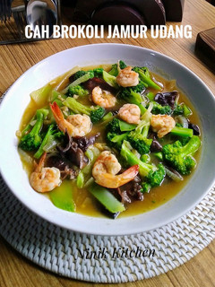 Foto resep Cah Brokoli Jamur Udang