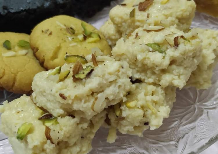 Recipe of Favorite Kalakand Burfi