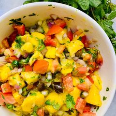 A picture of Mango Salsa.