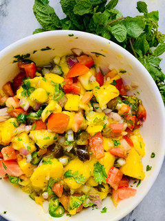 A picture of Mango Salsa.