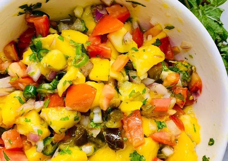 Simple Way to Make Homemade Mango Salsa