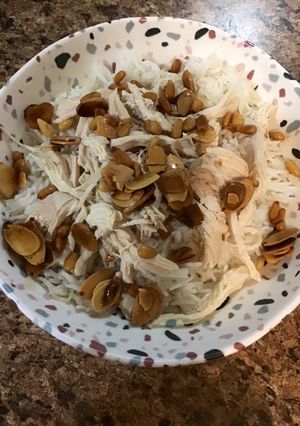 صورة لوصفة رز مع دجاج 🐓