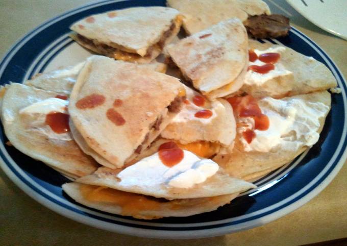 Easy Zesty Quesadillas