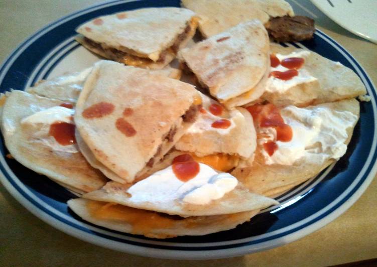 Recipe of Perfect Easy Zesty Quesadillas