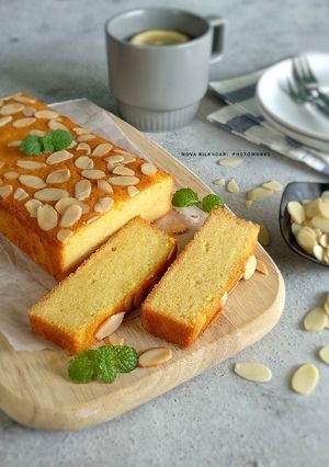 Foto resep Cake Tape Topping Almond