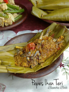 Foto resep Pepes Ikan Teri Bumbu Bali