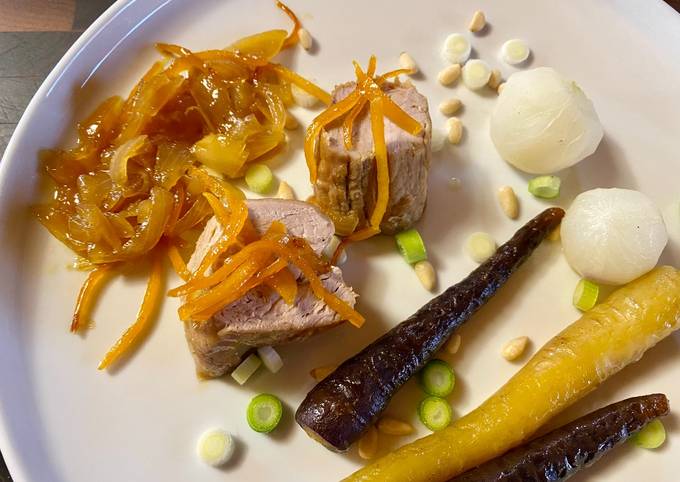Filet mignon de porc à l'orange et au miel de Pascalecuisine - Cookpad