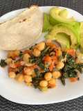 Garbanzos a la jardinera