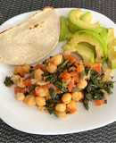 Garbanzos a la jardinera