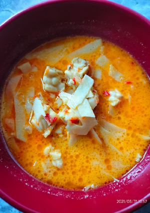 Foto resep Lodeh rebung tempe