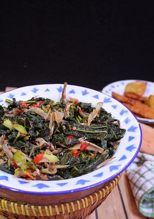 Foto resep Tumis daun pepaya #BikinRamadanBerkesan