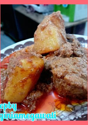 Foto resep Rendang Daging dan Kentang