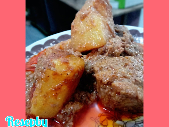 Resep Rendang Daging dan Kentang Anti Gagal