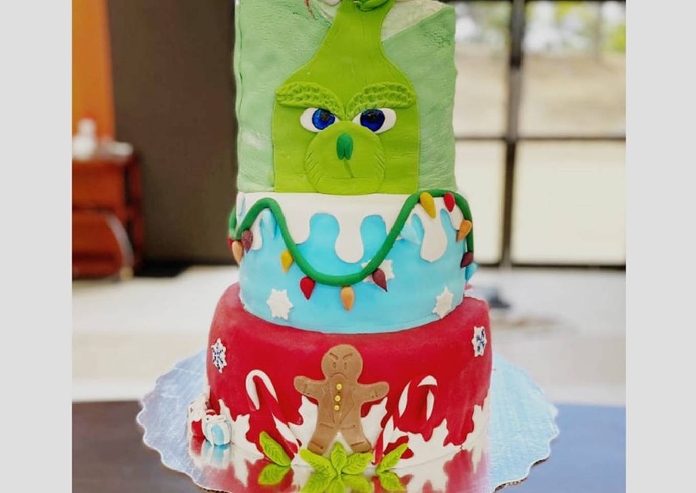 Pastel de Grinch