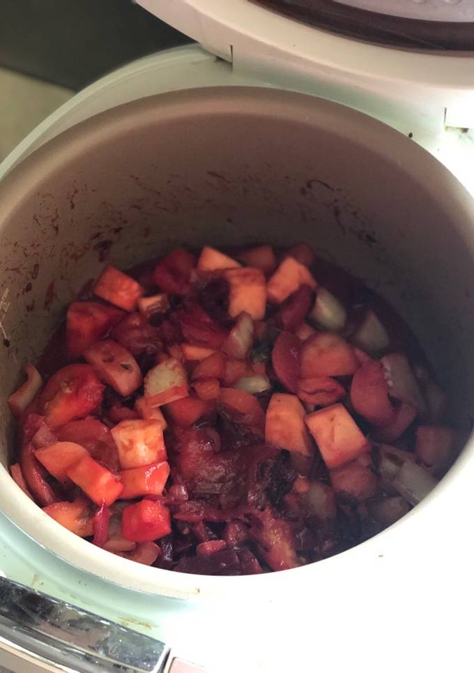 Овощное 🍅 рагу в мультиварке