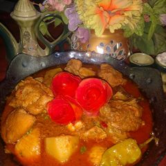 Aloo chicken A picture of Aloo chicken.