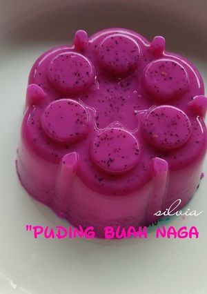 Foto resep Puding buah naga (snack anak 12m +)