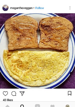 A picture of Super Simple Cheese Omelette 🍳.