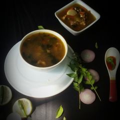 Healthy chicken soup A picture of Healthy chicken soup.