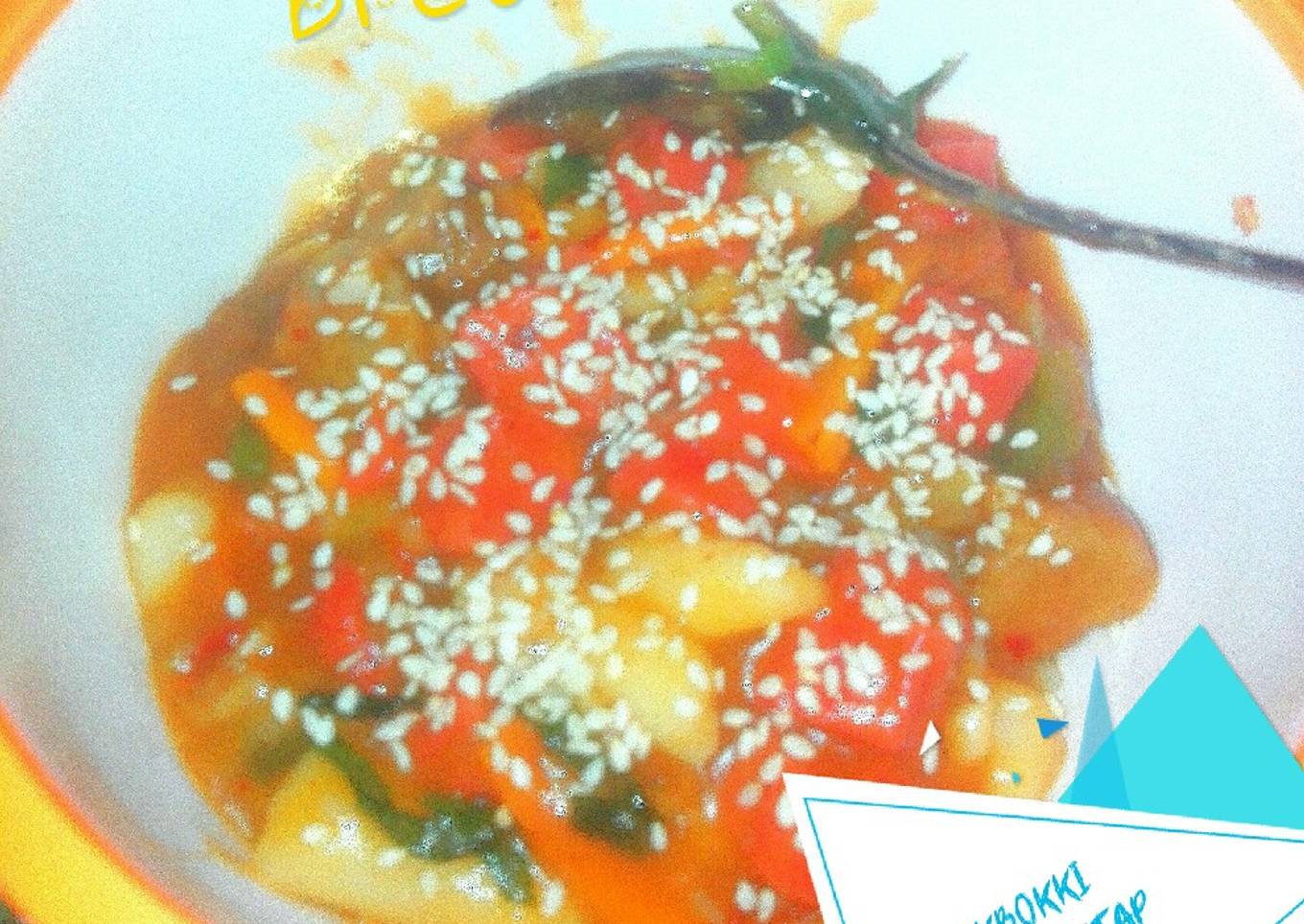 Ttoekbokki pedas enak tapi simple