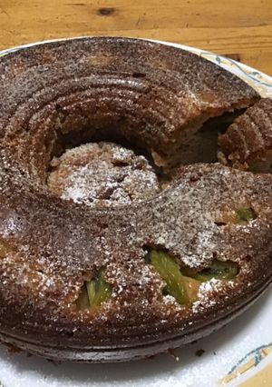 Une photo de Gâteau châtaignes et kiwis