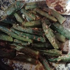 A picture of Bhindi fry.