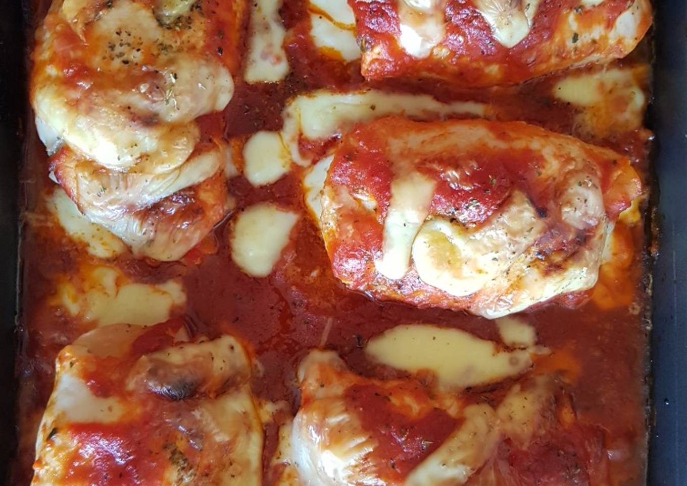 Pechuga rellena a la italiana