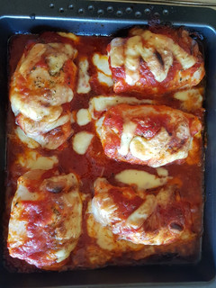 Una foto de Pechuga rellena a la italiana