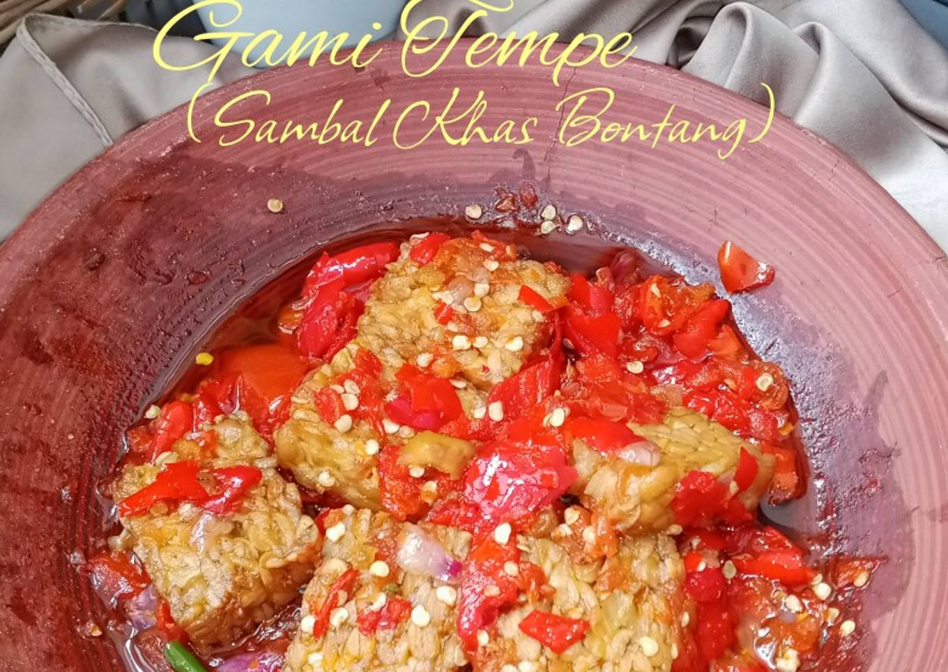 Gami Tempe (Sambal Khas Bontang)