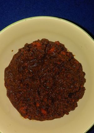 Foto resep Sambal Kacang Bumbu Merah