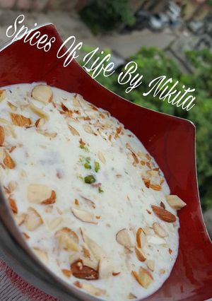 A picture of Makhane kheer.