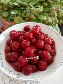 عکسی از دستور ترشی آلبالو🍒
