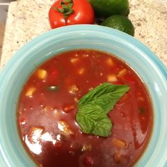 Gazpacho (quick cheat) 😉 A picture of Gazpacho (quick cheat) 😉.