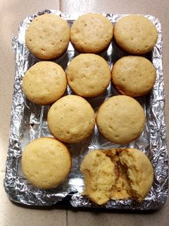 Vanilla cup cake ainihin hoton girkin
