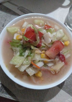 Una foto de Ensalada de verano casera