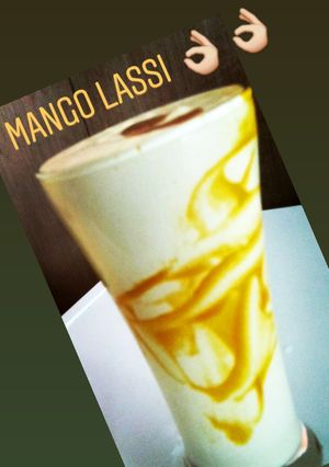 A picture of Mango Lassi.