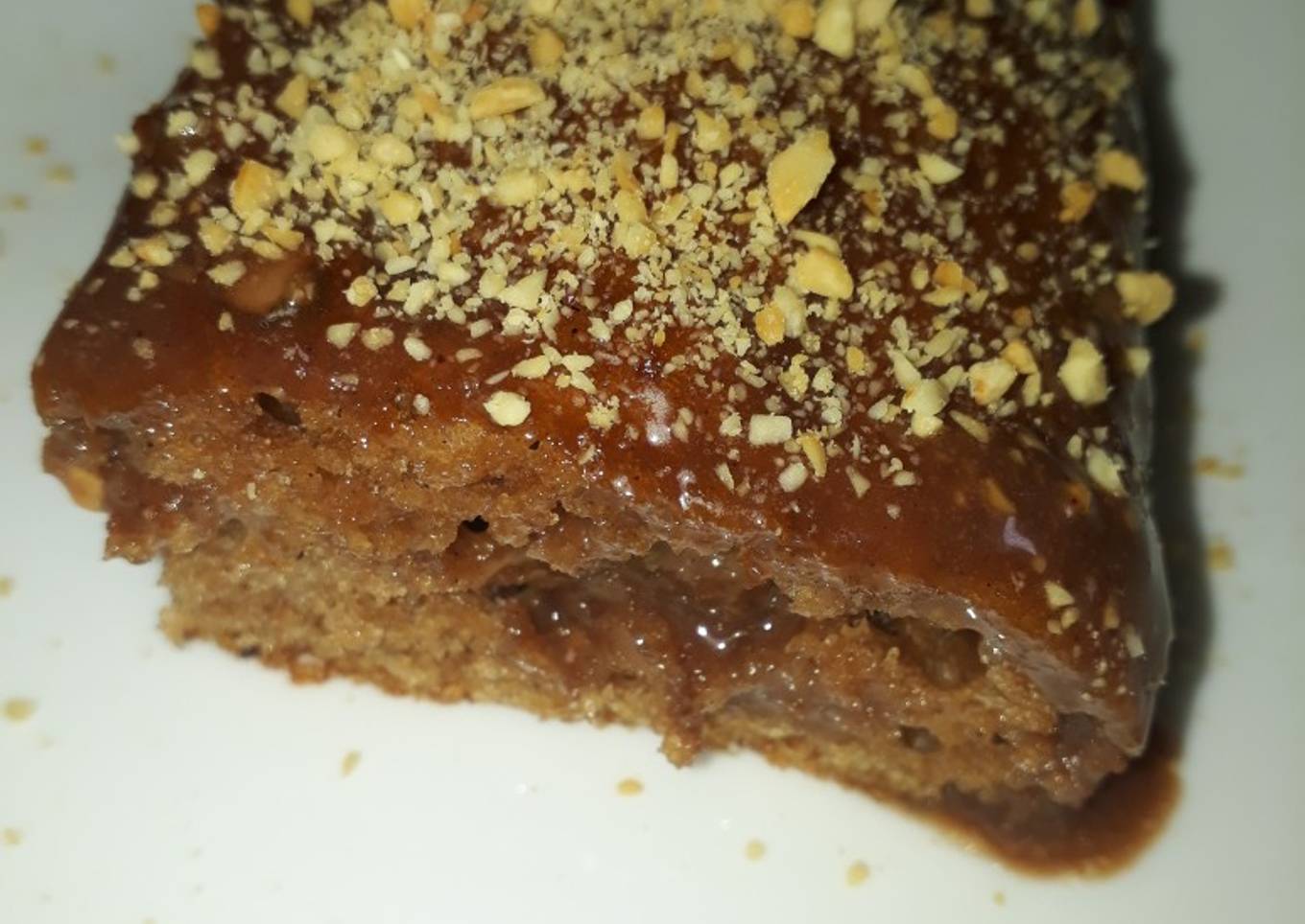 Cake au sauce chocolat