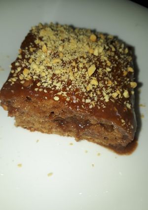 Une photo de Cake au sauce chocolat