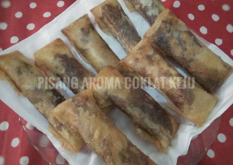 Pisang aroma coklat keju