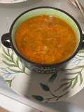 Sopa juliana de mi marido