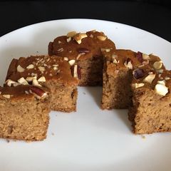 A picture of Oats dates Cake.