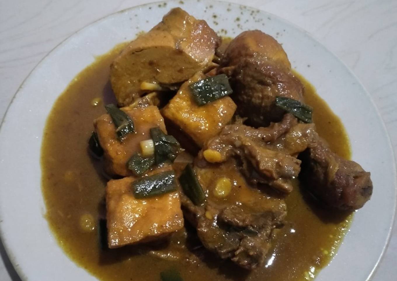 Ayam tahu kecap