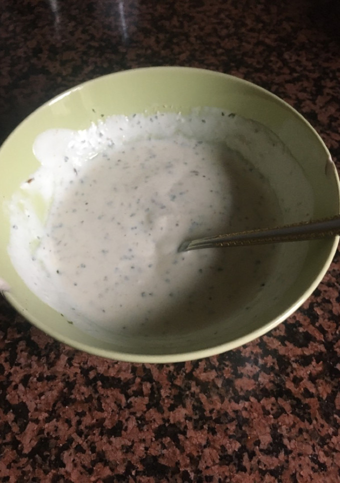 Una foto de “Salsa blanca” kebab