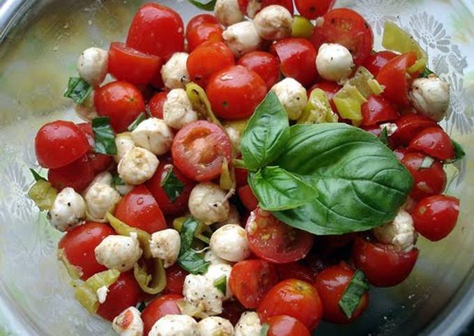 Simple Way to Make Super Quick Homemade Tomato Bruschetta Salad