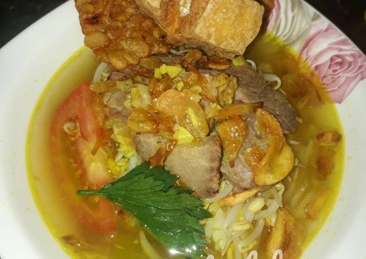 Resep Soto Daging Sapi Anti Gagal