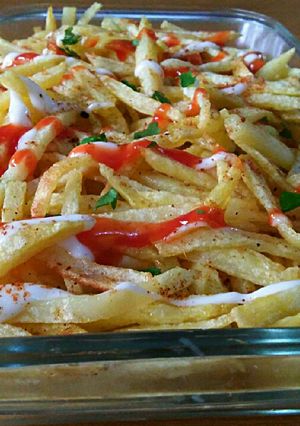 A picture of French fries.