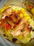 Tropical Salmon Tacos